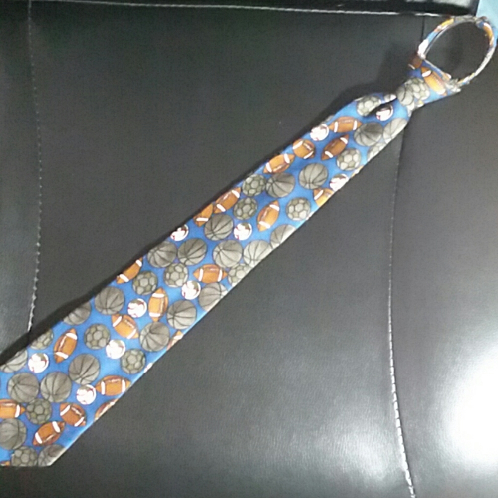 Sporty Zipper Childrens Tie